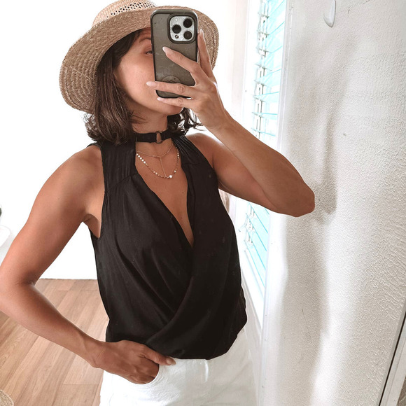 Free People So Fine Tank Top Black Size XS - Picture 5 of 14